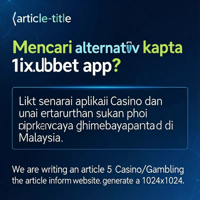 5 Alternatif 1xbet App Terbaik di Malaysia 2026
