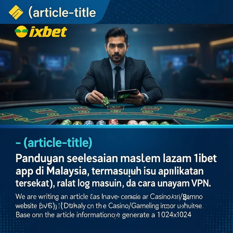 Panduan penyelesaian masalah 1xbet app Malaysia