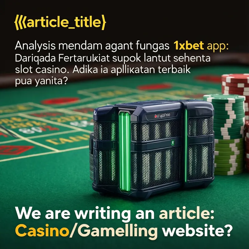 Antaramuka Utama 1xbet App untuk Pengguna Malaysia